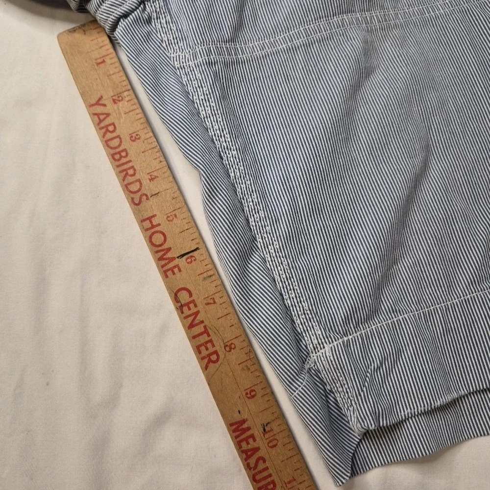 Polo Ralph Lauren Cargo Shorts Mens 44B Seersucker Striped Casual Outdoor Summer
